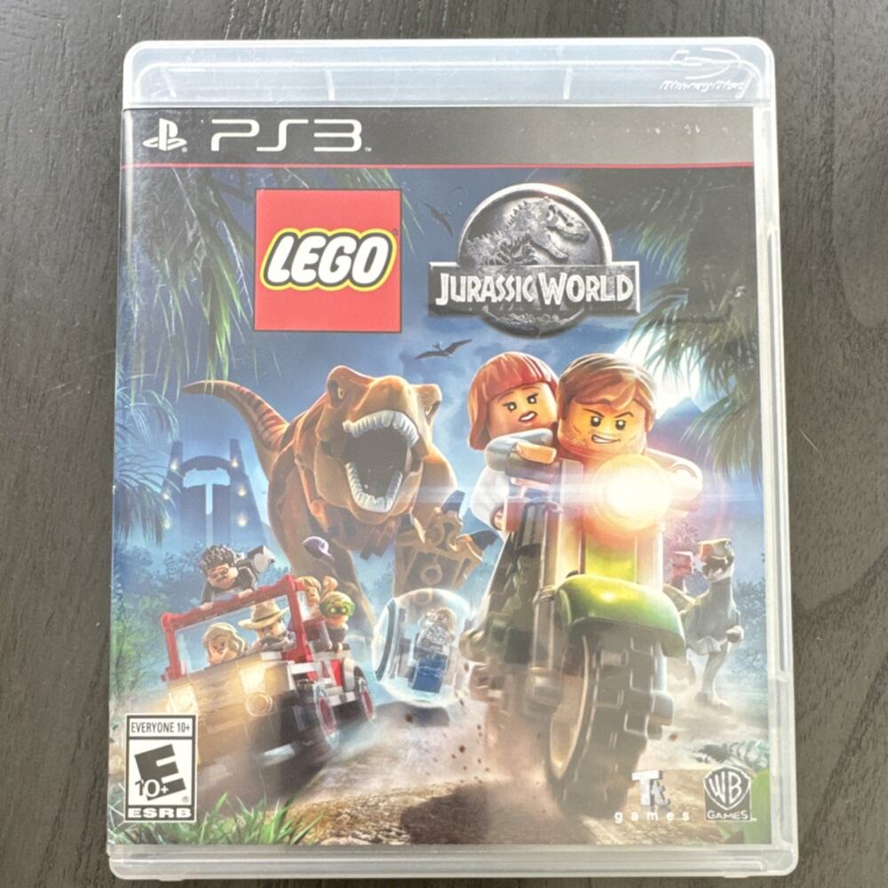LEGO Jurassic World PS3 2015 Multiplayer Manual Included